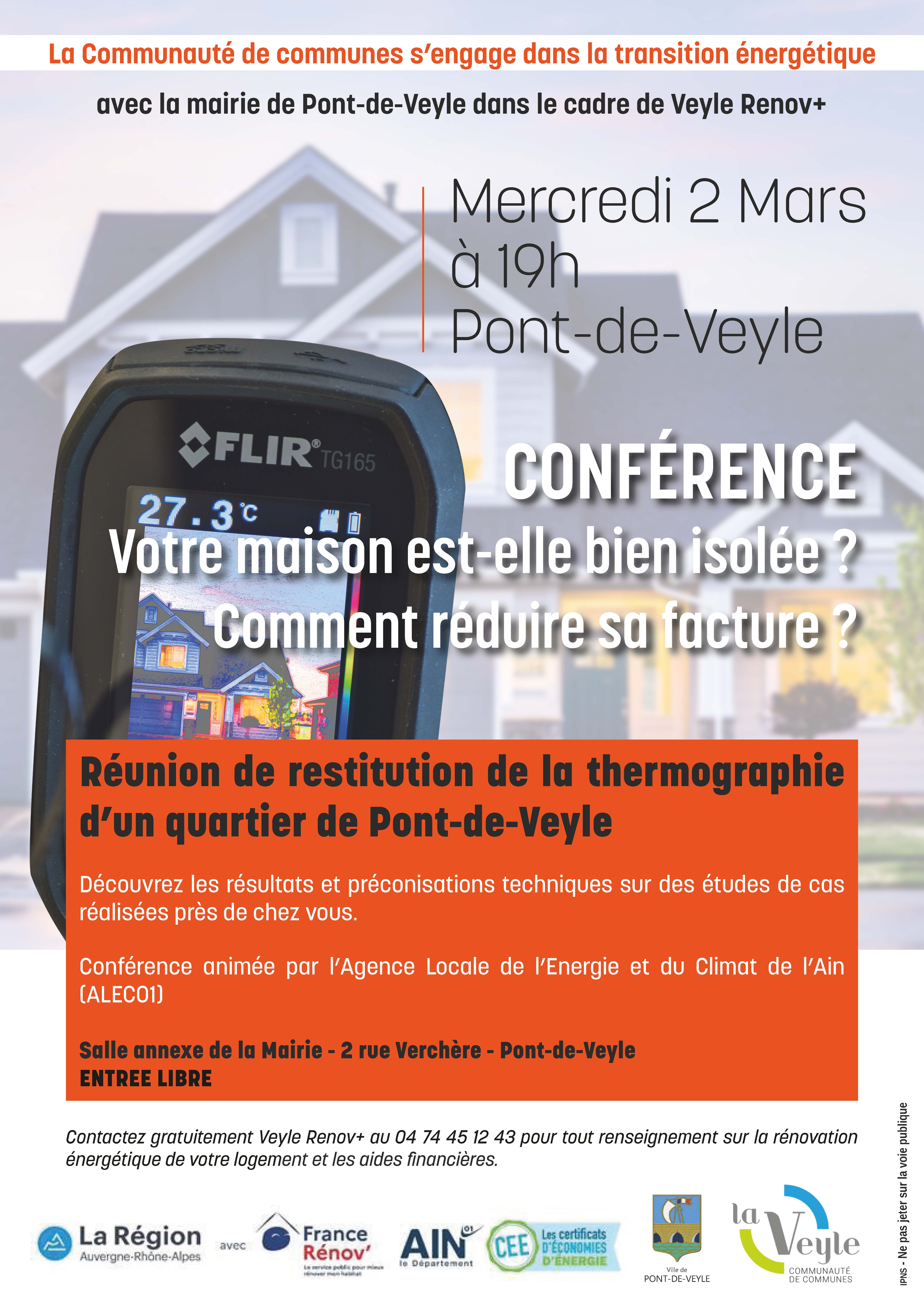 Affiche Réunion Thermographie