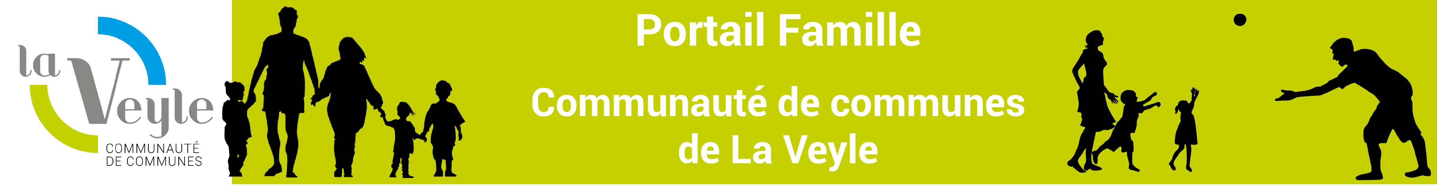 Bandeau portail famille vert