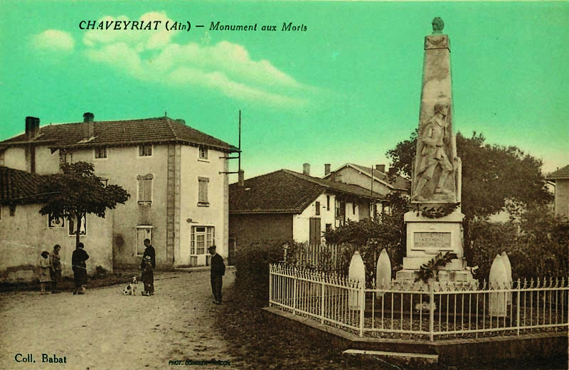 4 monuments aux Morts Chaveyriat