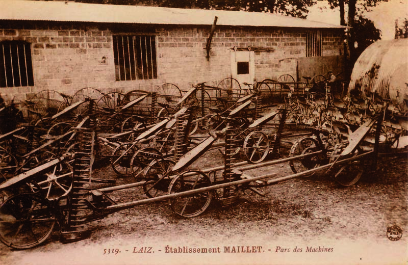 3 machines agricoles Maillet Laiz